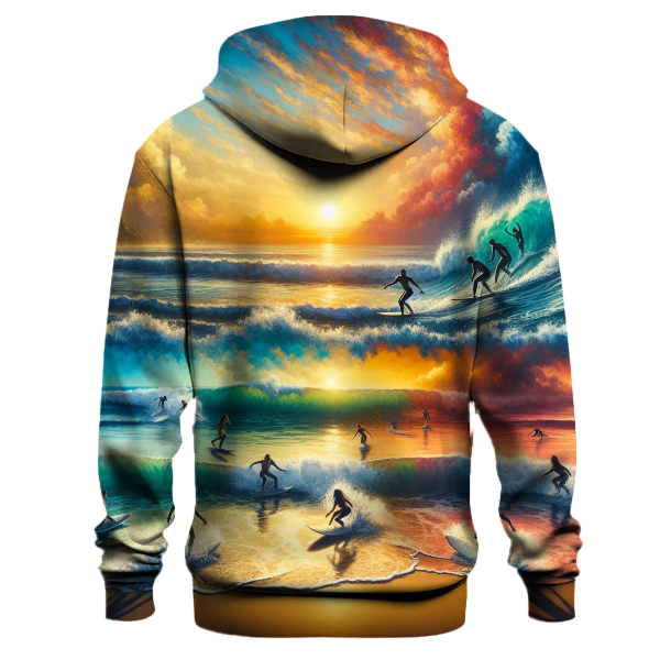 Surfing Sunset Ride Hoodie