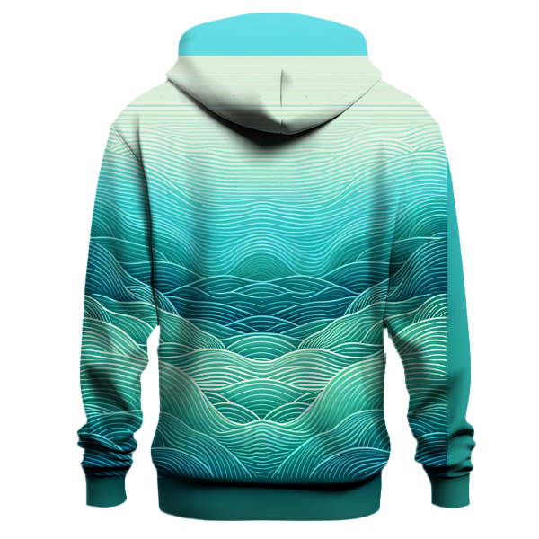 Bubbling Stream Gradient Hoodie