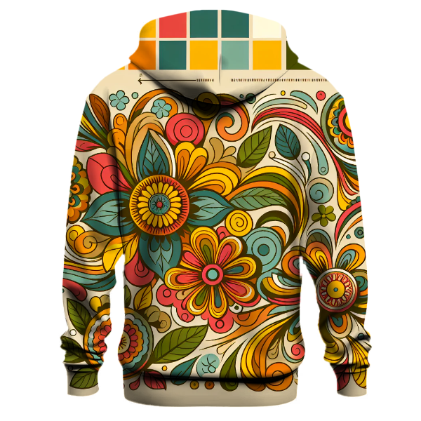 Peaceful Floral Breeze Hoodie