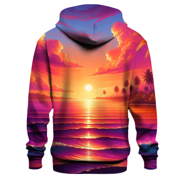 Tropical Sunset Horizon Hoodie