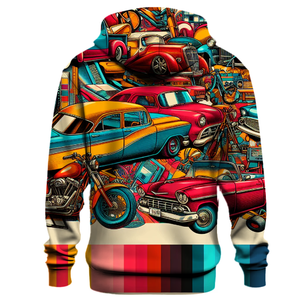 Electric Retro Ride Hoodie