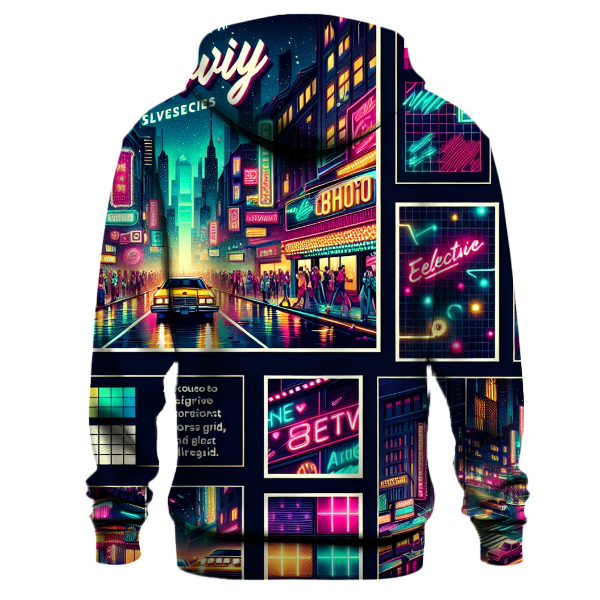 Retro Electric Avenue Hoodie