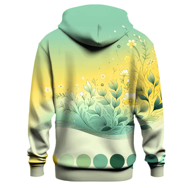 Radiant Spring Gradient Design Hoodie