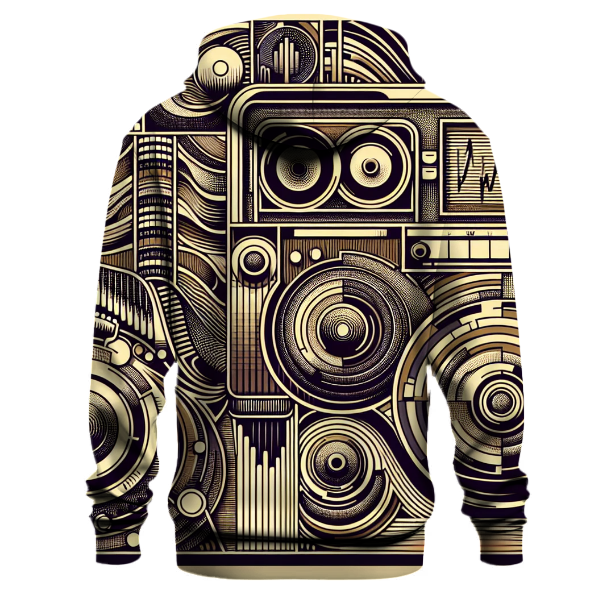 Vintage Radio Waves Hoodie