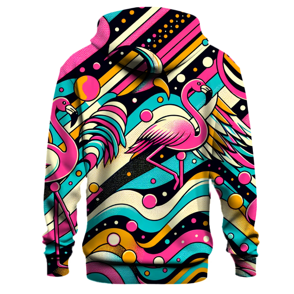 Retro Dots and Stripes Hoodie