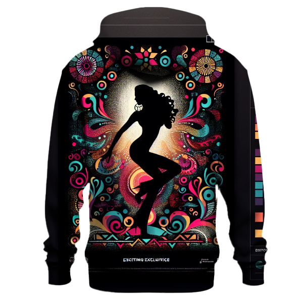 Disco Dance Silhouette Hoodie