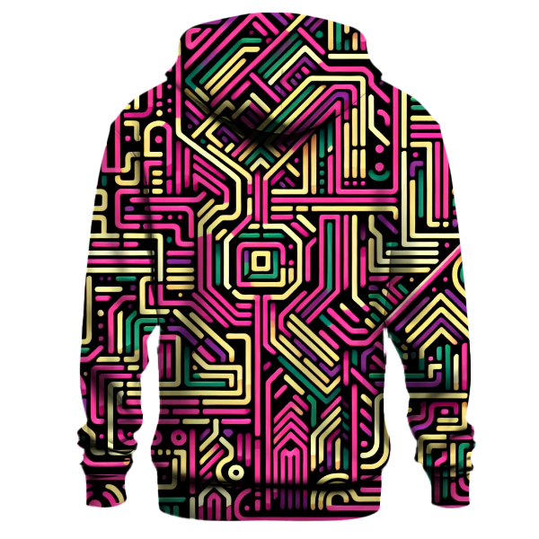 Funky Grid Hoodie