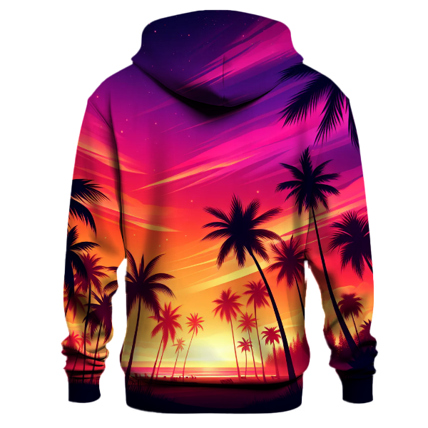 Tropical Sunset Paradise Hoodie