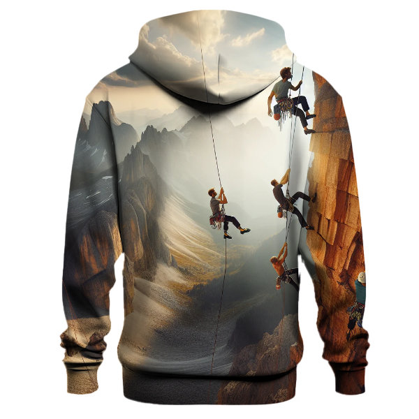 Rock Climbing Thrills Hoodie