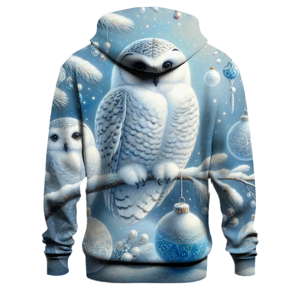 Snowy Owl Christmas Surprise Hoodie