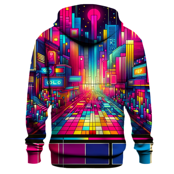 Neon Night City Hoodie