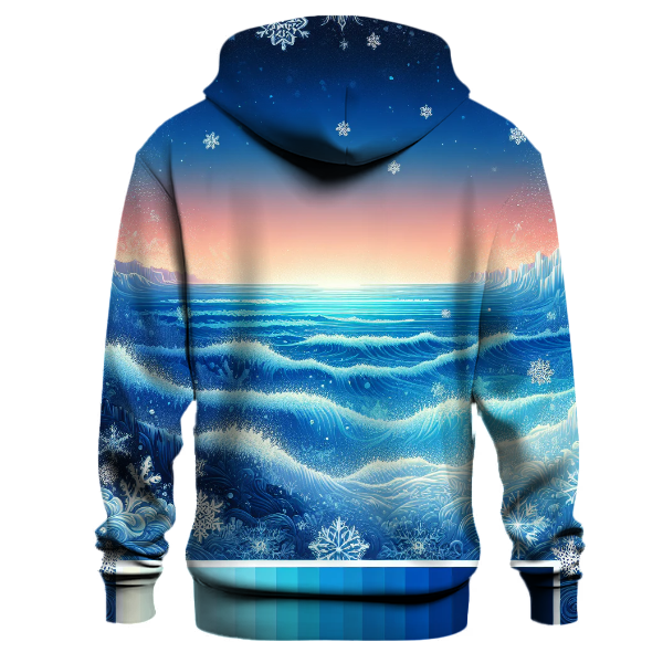 Frozen Glacier Edge Hoodie