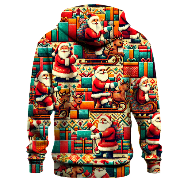 Retro Santa Claus Parade Design Hoodie