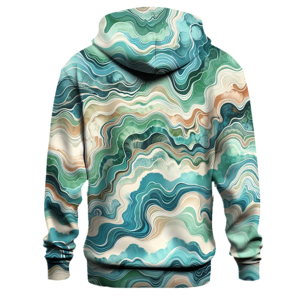 Ocean Mist Tie-Dye Hoodie