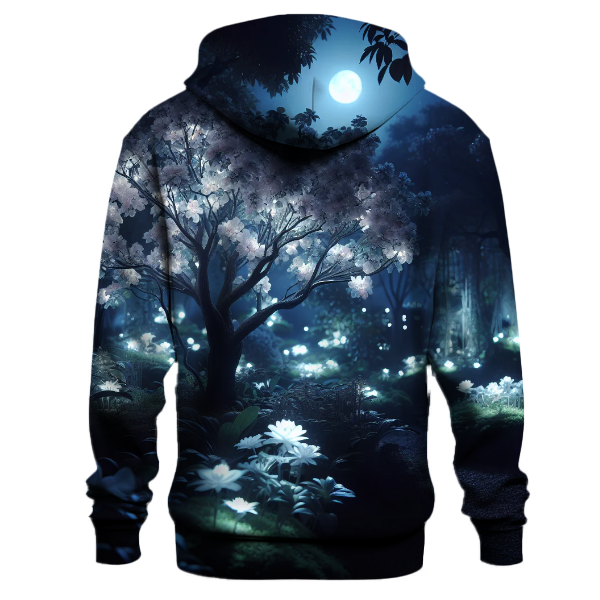 Mystic Floral Nightscape Hoodie