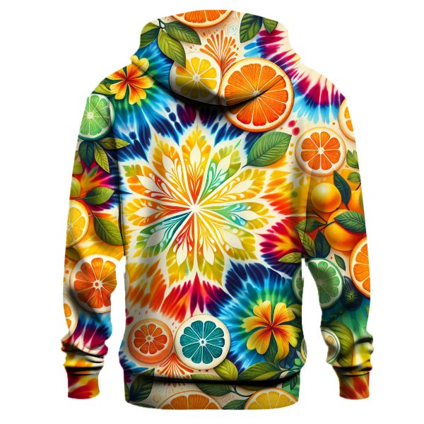 Bright Citrus Groove Hoodie