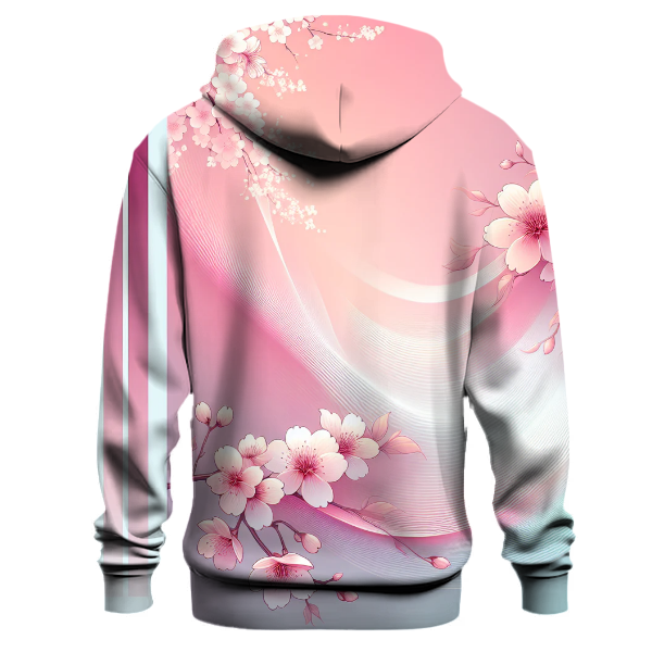 Cherry Blossom Gradient Design Hoodie