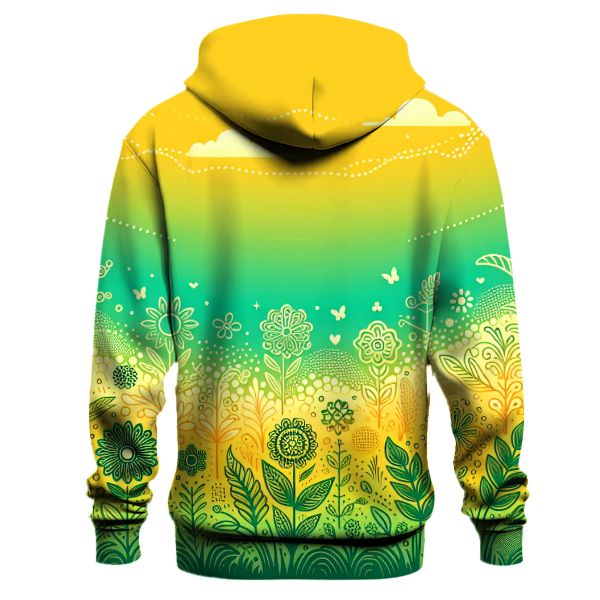 Bright Summer Meadow Hoodie