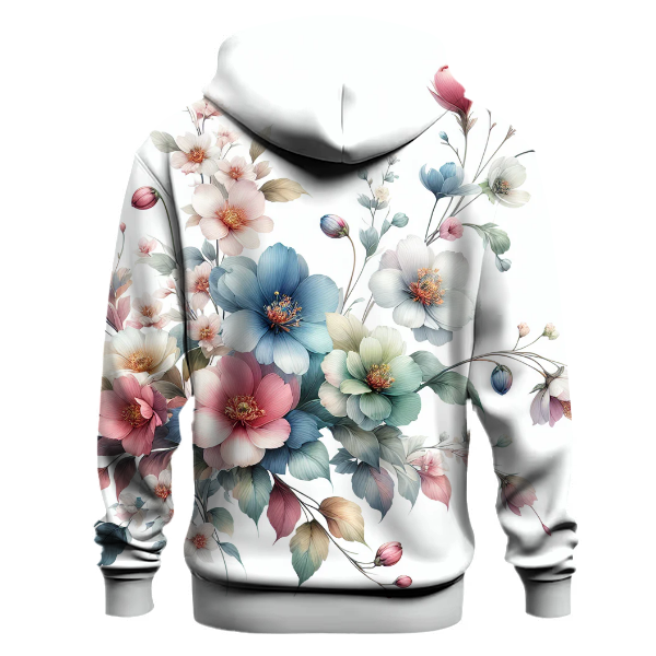 Botanical Watercolor Fusion Hoodie