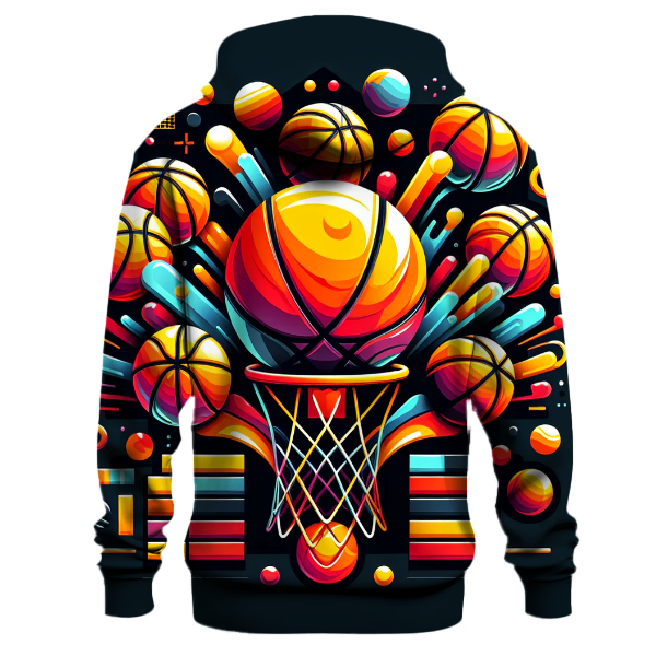 Retro Basketball Fever Hoodie