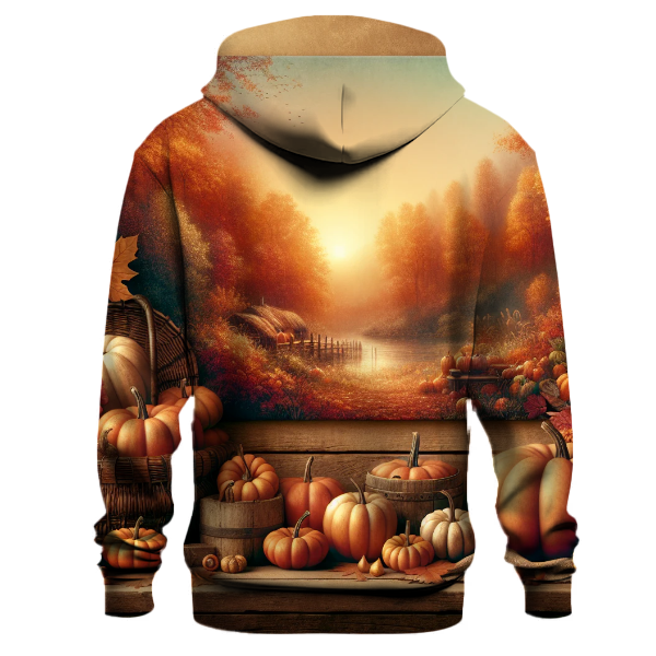 Elegant Autumn Harvest Hoodie