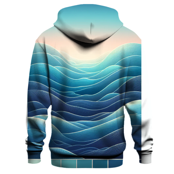 Sapphire Wave Dance Hoodie