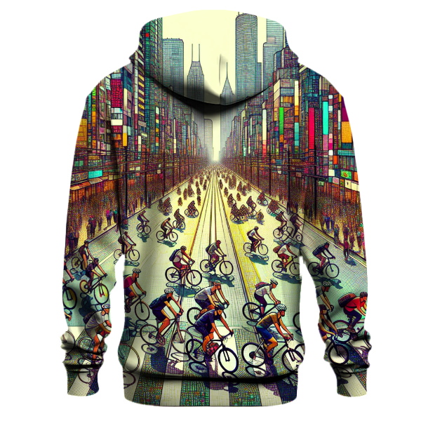 Cycling Through the City Hoodie