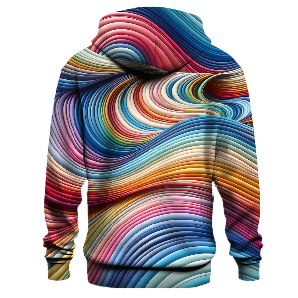 Ethereal Rainbow Stripes Hoodie