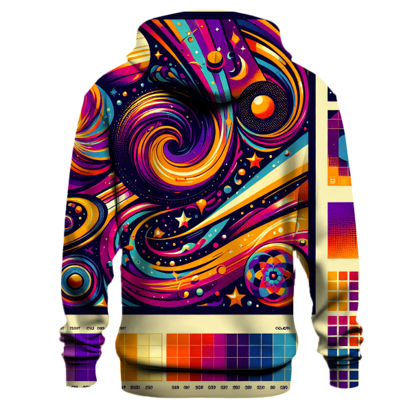 Retro Vibes Cosmic Travel Hoodie