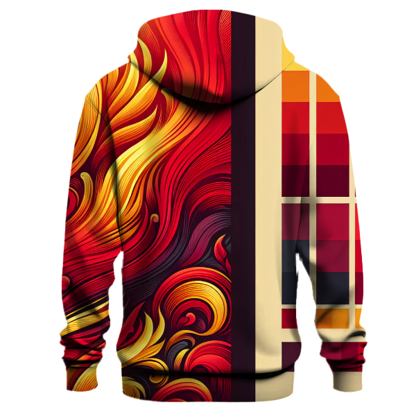 Dancing Flames Gradient Hoodie