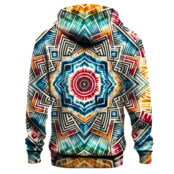 Funky Tie-Dye Fusion Hoodie