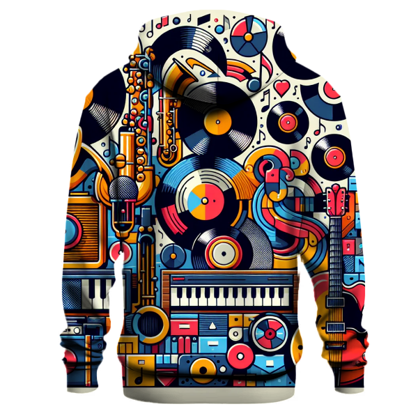 Retro Vintage Music Vibes Hoodie
