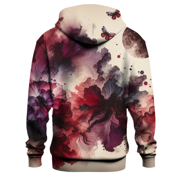 Crimson Eclipse Radiance Hoodie