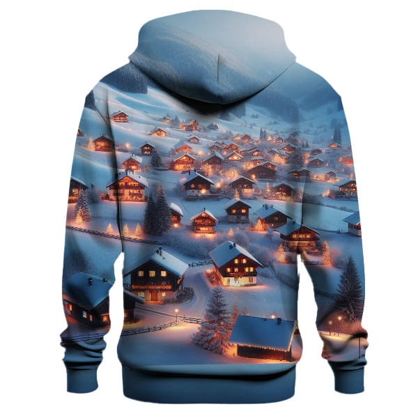 Peaceful Christmas Village Hoodie