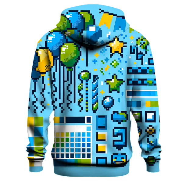 Pixel Party Time Hoodie