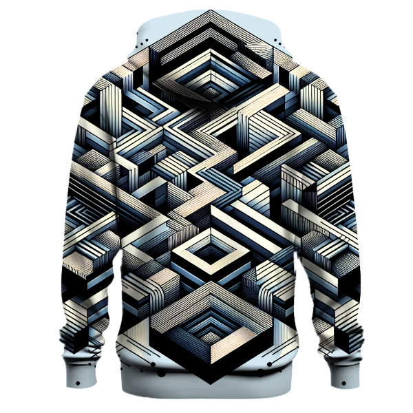 Geometric Prism Illusion Hoodie