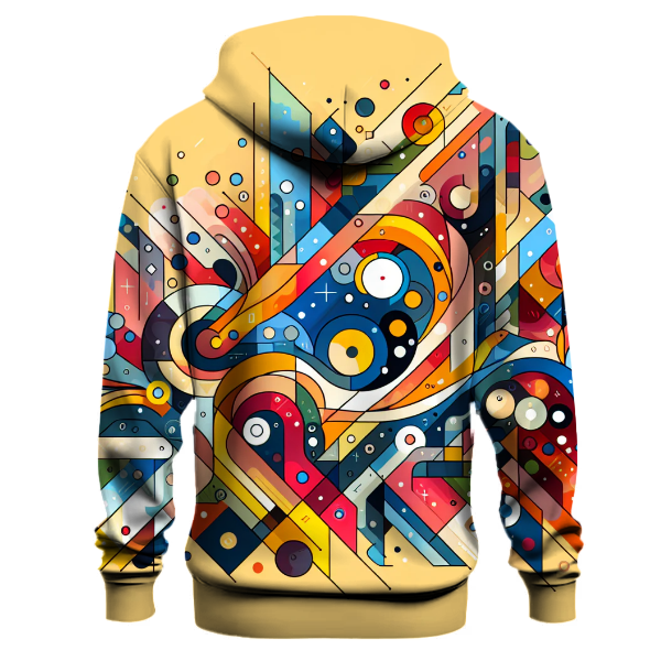 Geometric Whimsy Hoodie