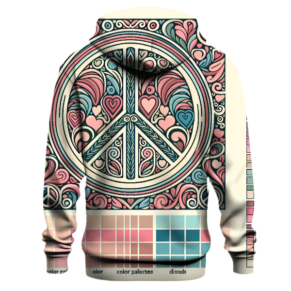 Peace and Love Montage Hoodie