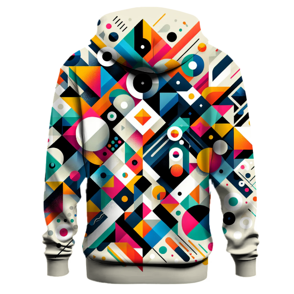 Colorful Geometric Designs Hoodie