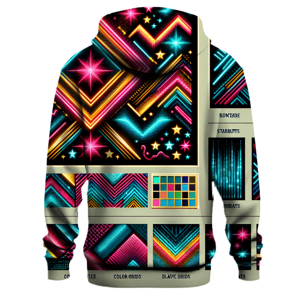 Neon Glitz Extravaganza Hoodie
