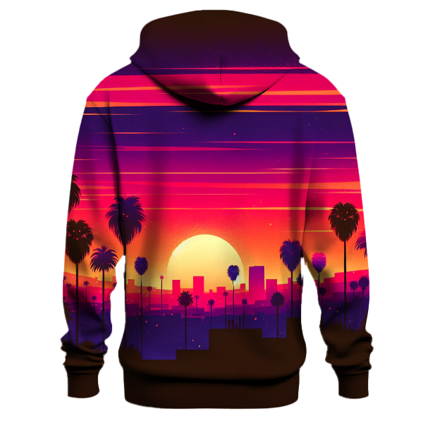 Vibrant Retro Sunset Hoodie