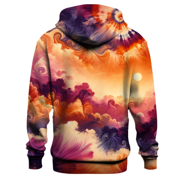 Sunset Dreamscape Tie-dye Design Hoodie