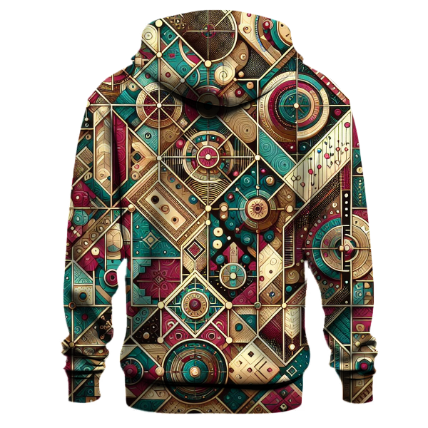 Retro Bohemian Mosaic Hoodie