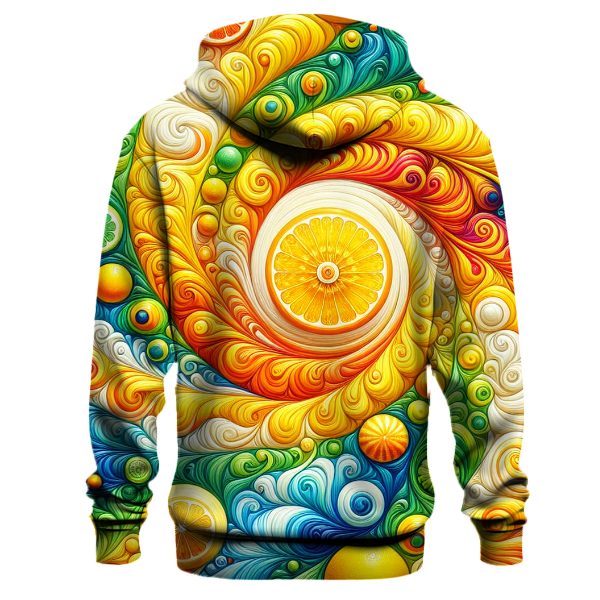 Bright Citrus Medley Tie-Dye Hoodie