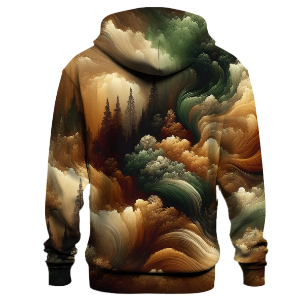 Rustic Woods Tie-dye Design Hoodie