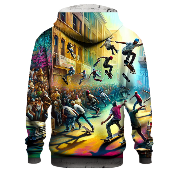 Skateboarding Street Art Hoodie