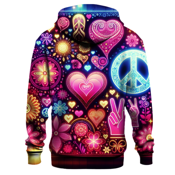 Classic Hippie Love Hoodie