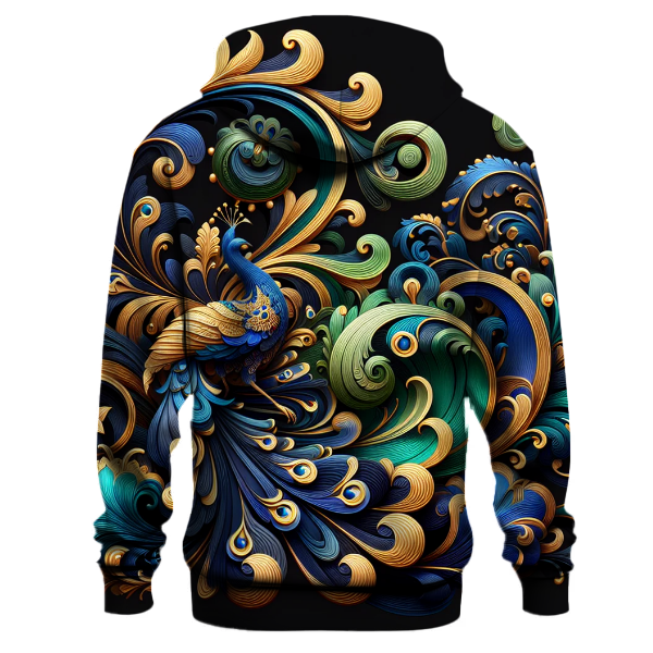 Peacock Plumage Fantasy Hoodie