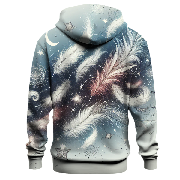 Celestial Feather Whimsy Hoodie