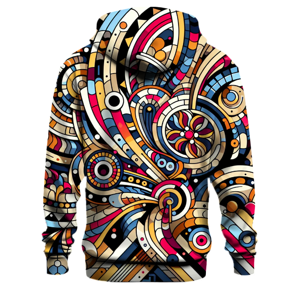 Colorful Geometric Wonders Hoodie